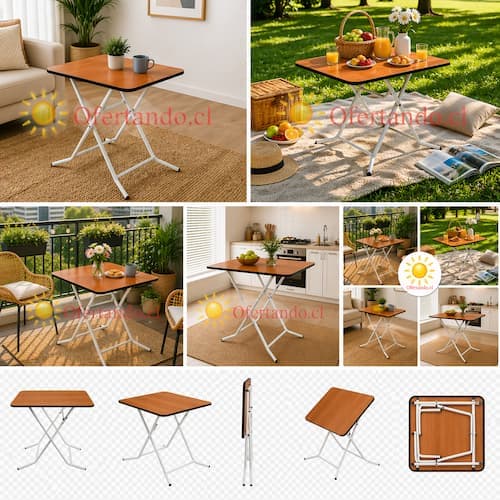 Mesa Plegable Multifuncional Portátil - Imagen 2